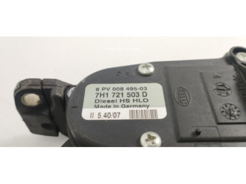 7H1721503D POTENCIOMETRO ACELERADOR VW TRANSPORTER V Caja/Chasis (7JD, 7JE, 7JL, 7JY, 7JZ, 7FD, 7FE |Desguaces La Cabaña