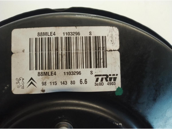 9811514380 SERVOFRENO CITROEN C4 CACTUS|Desguaces La Cabaña
