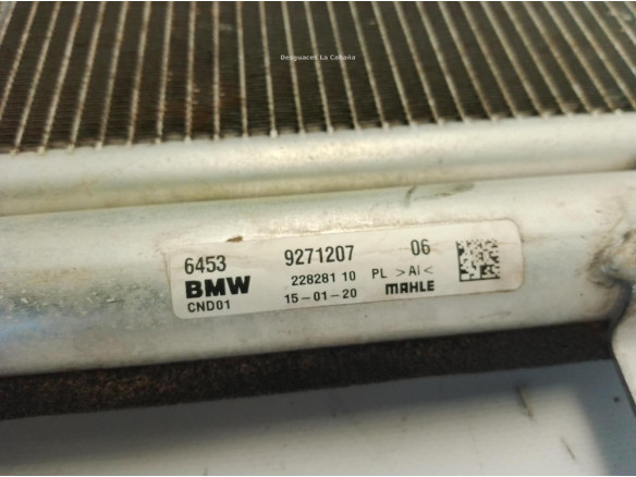 9271207 RADIADOR AIRE ACONDICIONADO BMW 1 (F40)|Desguaces La Cabaña