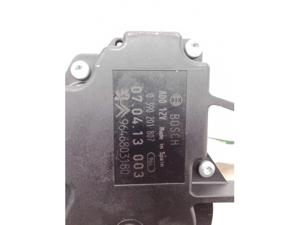 9646803180 MOTOR LIMPIAPARABRISAS TRA CITROEN C4 Picasso I Limusina (UD_) |Desguaces La Cabaña
