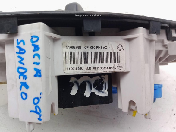 8BB091130210155 MANDO CALEFACCION DACIA SANDERO|Desguaces La Cabaña