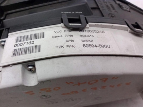 30786052AA, CUADRO INSTRUMENTOS VOLVO S80 II (124)|Desguaces La Cabaña