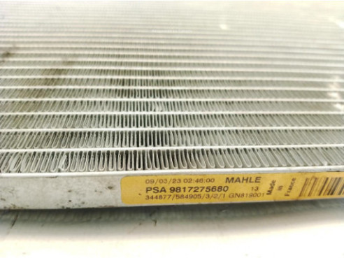 9817275680 RADIADOR AIRE ACONDICIONADO PEUGEOT 3008 SUV (M_)|Desguaces La Cabaña