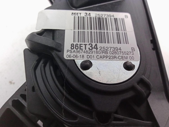 9674829180 POTENCIOMETRO ACELERADOR PEUGEOT 3008 SUV (M_)|Desguaces La Cabaña