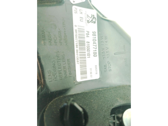 9810477180 PILOTO TRA IZQ EXT PEUGEOT 3008 SUV (M_)|Desguaces La Cabaña