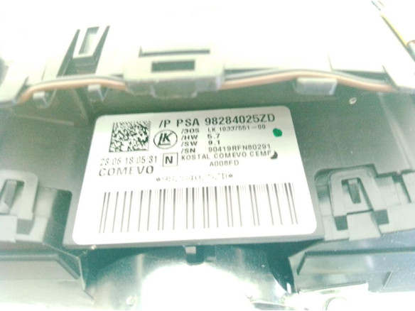 98284025ZD MANDO COMPLETO PEUGEOT 3008 SUV (M_)|Desguaces La Cabaña