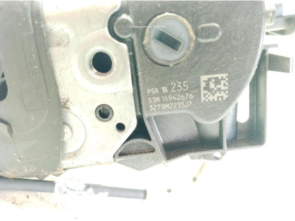 9810423580  CERRADURA PUERTA LAT DEL IZQ PEUGEOT 3008 SUV (M_)|Desguaces La Cabaña