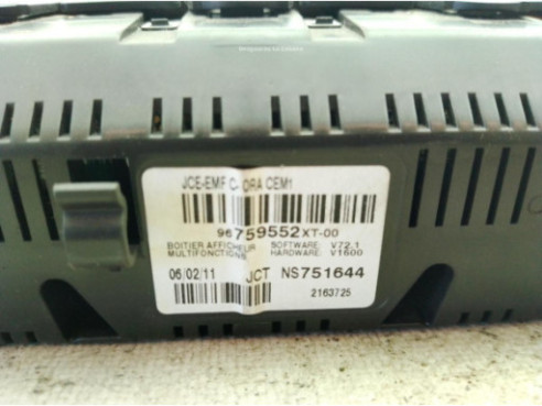 96759552XT DISPLAY CITROEN C3 II|Desguaces La Cabaña
