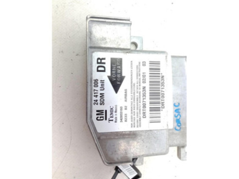 24417006DR, CENTRALITA AIRBAG OPEL CORSA C (X01) |Desguaces La Cabaña