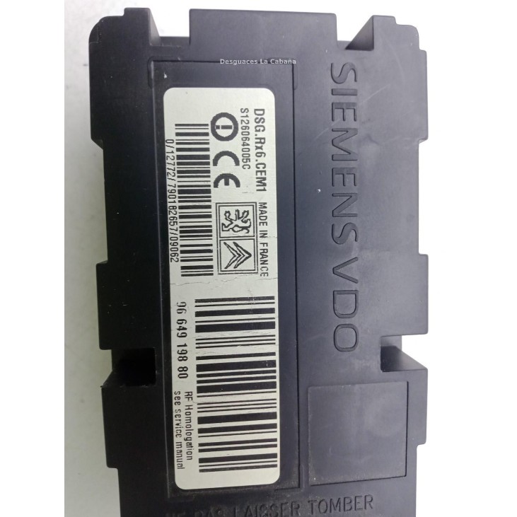 9664919880 MODULO ELECTRONICO 7 CITROEN C5 III Break (TD_) |Desguaces La Cabaña