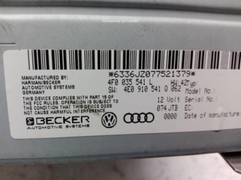 4F0035541L MODULO ELECTRONICO 4 AUDI A5 (8T3)|Desguaces La Cabaña