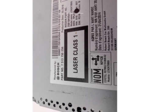 7513750256 PANTALLA MULTIMEDIA NISSAN QASHQAI II Todo terreno, cerrada (J11, J11_)|Desguaces La Cabaña
