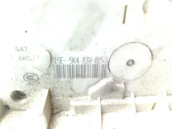 5K4839015Q CERRADURA PUERTA LAT TRA IZQ SEAT LEON (5F1)|Desguaces La Cabaña