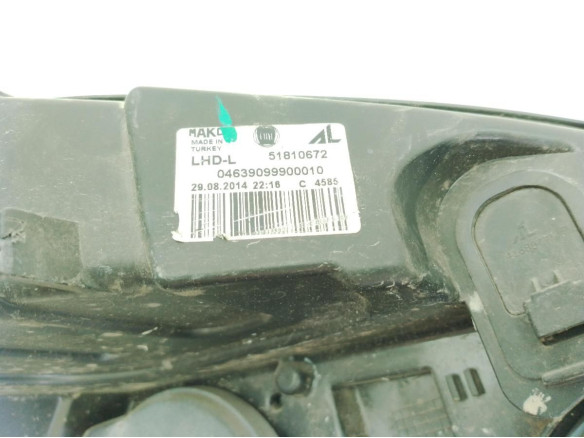 51810672 FARO IZQUIERDO FIAT DOBLO Furgón/ranchera familiar (263_)|Desguaces La Cabaña