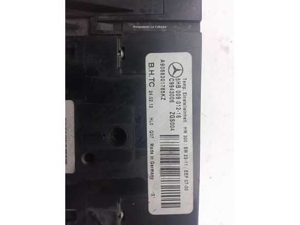 A9068301785KZ MANDO CLIMA MERCEDES BENZ SPRINTER 3,5-t Furgón (906) |Desguaces La Cabaña