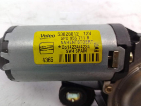 5P0955711B MOTOR LIMPIAPARABRISAS TRA SEAT LEON (1P1)|Desguaces La Cabaña