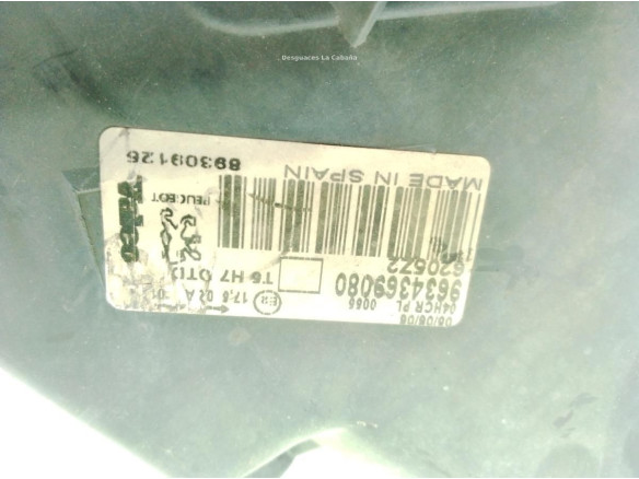 9634369080 FARO DERECHO PEUGEOT 307 (3A/C)|Desguaces La Cabaña