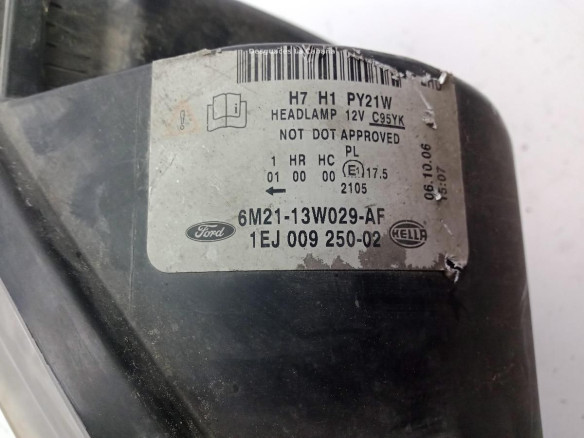 6M2113W029AF FARO DERECHO FORD S-MAX (WA6)|Desguaces La Cabaña