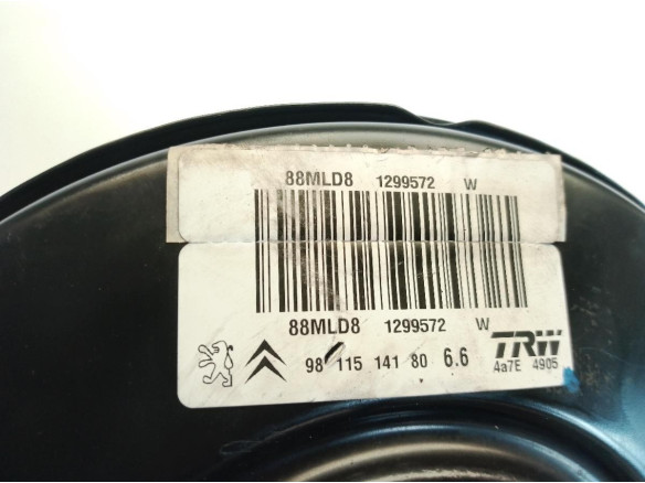 9811514180 SERVOFRENO CITROEN C4 CACTUS|Desguaces La Cabaña