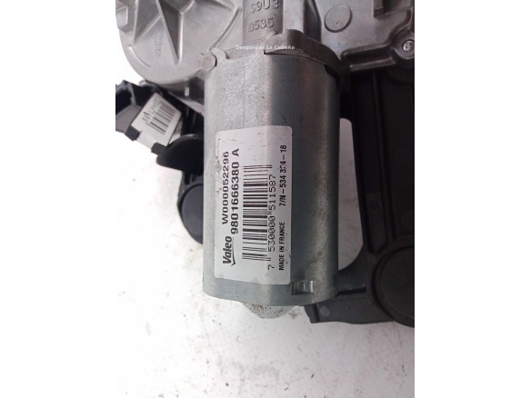 9801666380A MOTOR LIMPIAPARABRISAS TRA CITROEN C4 CACTUS|Desguaces La Cabaña