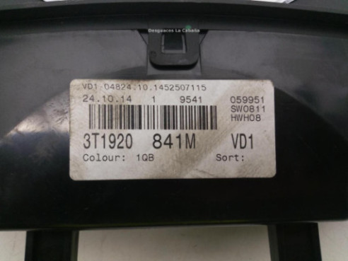 3T1920841D, CUADRO INSTRUMENTOS SKODA SUPERB II (3T4) |Desguaces La Cabaña