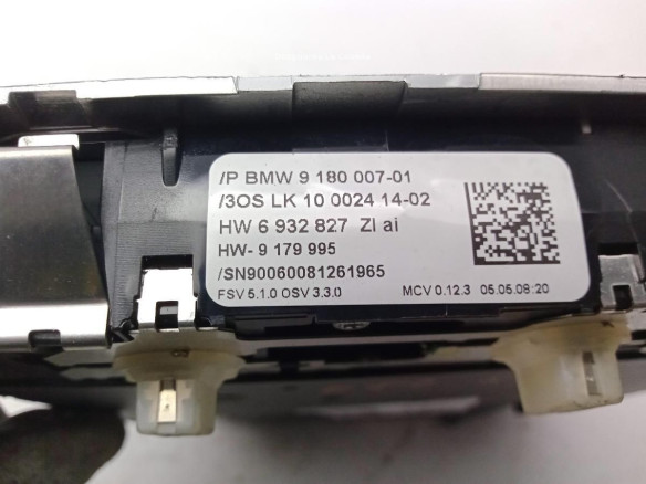 6932827 PLAFON CENTRAL BMW 1 (E87)|Desguaces La Cabaña