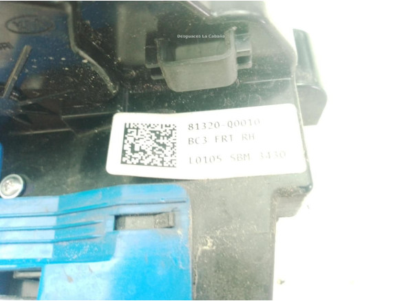 81320Q0010 CERRADURA PUERTA LAT DEL DER HYUNDAI i20 III (BC3, BI3)|Desguaces La Cabaña