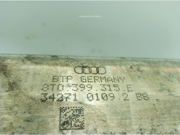 8T0399315E CUNA MOTOR AUDI A5 (8T3)|Desguaces La Cabaña