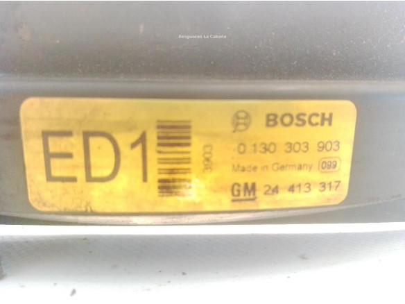 0130303903 ELECTROVENTILADOR OPEL ZAFIRA A Limusina (T98)|Desguaces La Cabaña