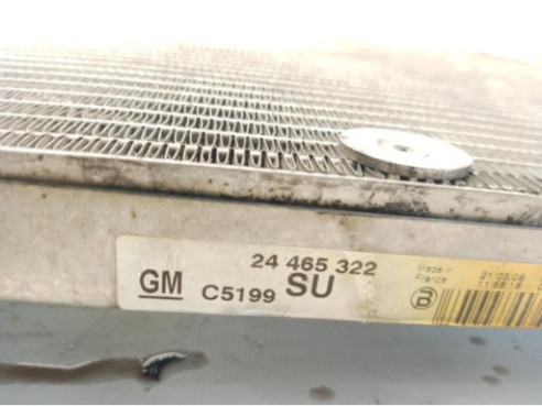 24465322 RADIADOR AIRE ACONDICIONADO OPEL ZAFIRA A Limusina (T98)|Desguaces La Cabaña