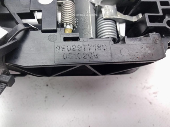 9802977180 MANILLA PUERTA LAT TRA IZQ EXT CITROEN BERLINGO (ER_, EC_)|Desguaces La Cabaña