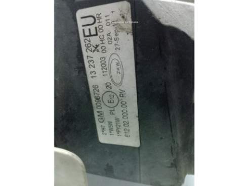 13237262EU FARO DERECHO OPEL CORSA C (X01)|Desguaces La Cabaña