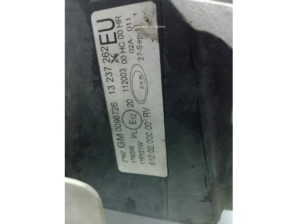 13237262EU FARO DERECHO OPEL CORSA C (X01)|Desguaces La Cabaña