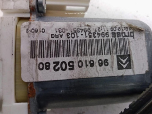 9661050280 ELEVALUNAS PUERTA LAT TRA IZQ CITROEN C6 (TD_)|Desguaces La Cabaña
