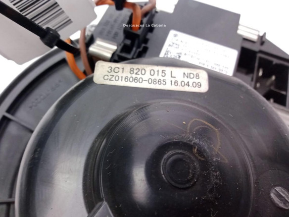 3C1820015L MOTOR CALEFACCION VW GOLF VI (5K1)|Desguaces La Cabaña