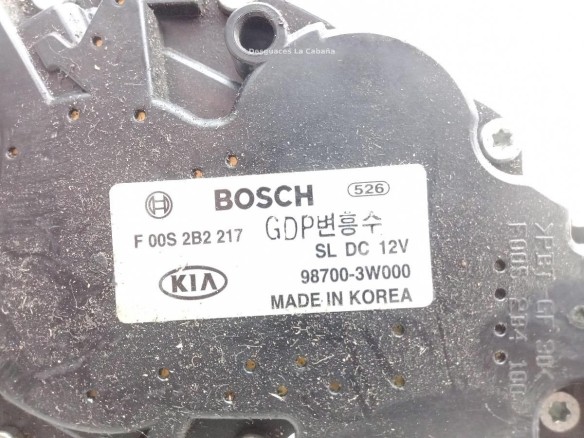 987003W000 MOTOR LIMPIAPARABRISAS TRA KIA SPORTAGE (SL) |Desguaces La Cabaña