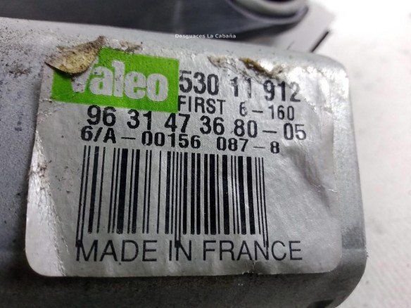9631473680 MOTOR LIMPIAPARABRISAS TRA CITROEN XSARA PICASSO (N68) |Desguaces La Cabaña