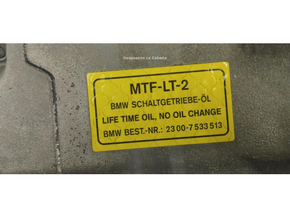 23007533513 CAJA CAMBIOS BMW Series 1 |Desguaces La Cabaña