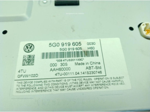 5G0919605 MODULO RADIO VW GOLF VII Variant (BA5, BV5)|Desguaces La Cabaña