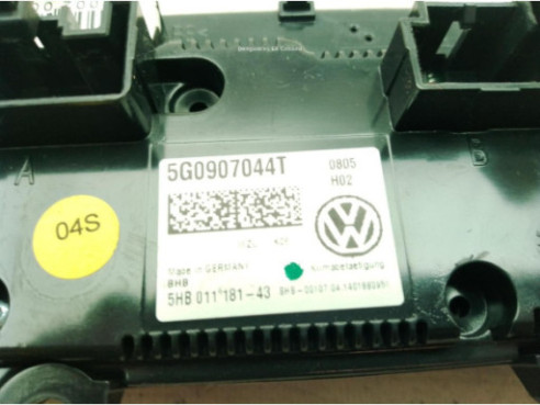 5G0907044T MANDO CLIMA VW GOLF VII Variant (BA5, BV5)|Desguaces La Cabaña