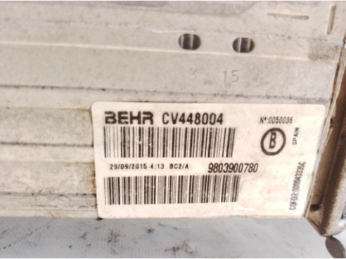 9803900780 INTERCOOLER CITROEN C-ELYSEE|Desguaces La Cabaña