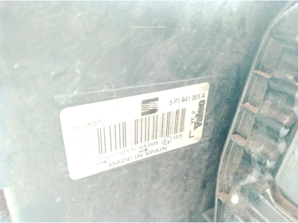5P1941006A FARO IZQUIERDO SEAT ALTEA (5P1)|Desguaces La Cabaña