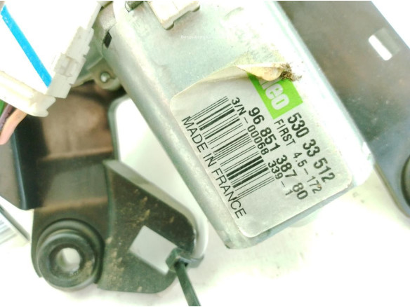 9685138780 MOTOR LIMPIAPARABRISAS TRA CITROEN BERLINGO (B9)|Desguaces La Cabaña