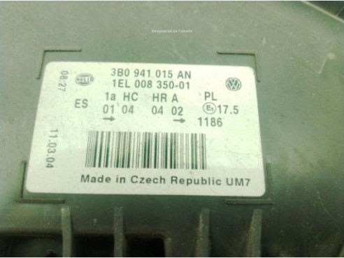 3B0941015AN FARO IZQUIERDO VW PASSAT (3B3)|Desguaces La Cabaña