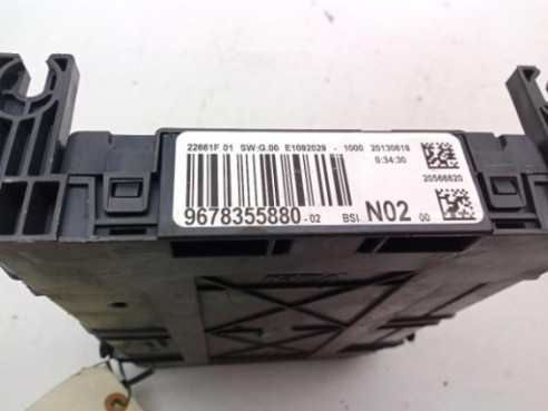 9678355880 CAJA FUSIBLES INTERIOR (BSI) PEUGEOT 208|Desguaces La Cabaña