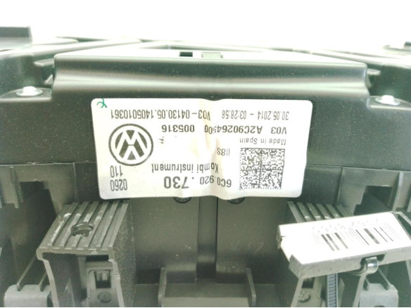 6C0920730 CUADRO INSTRUMENTOS VW POLO (6R1, 6C1)|Desguaces La Cabaña