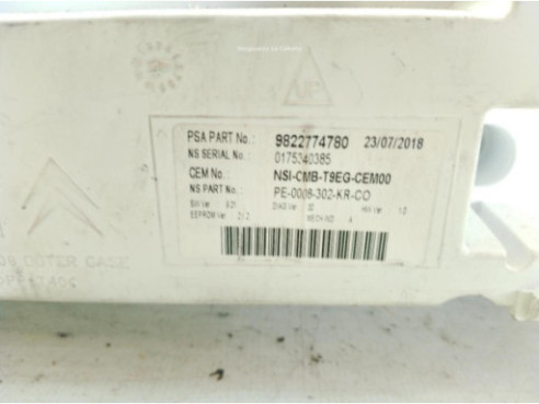 9822774780 CUADRO INSTRUMENTOS PEUGEOT 308 II|Desguaces La Cabaña