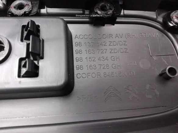 96762292ZD  MANDO ELEVALUNAS PUERTA LAT DEL DER CITROEN C3 III (SX)|Desguaces La Cabaña
