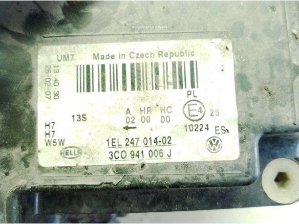 3C0941006J FARO DERECHO VW PASSAT (3C2)|Desguaces La Cabaña