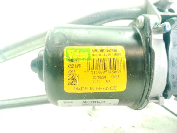 W000034506 MOTOR LIMPIAPARABRISAS DEL DACIA LOGAN MCV II|Desguaces La Cabaña